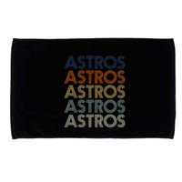 A.S.T.R.O.S Retro Style 70s 80s First Name Microfiber Hand Towel