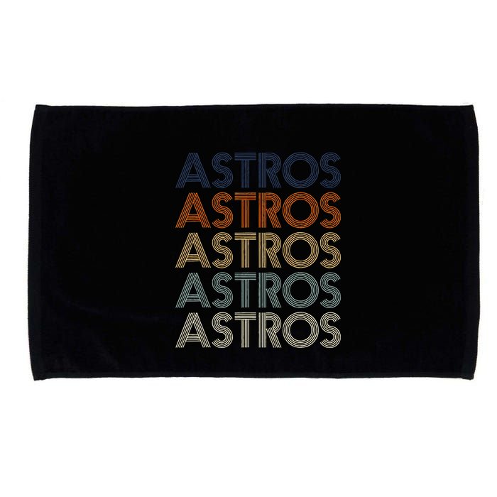 A.S.T.R.O.S Retro Style 70s 80s First Name Microfiber Hand Towel