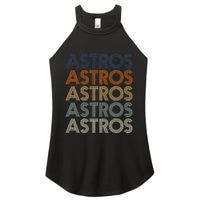 A.S.T.R.O.S Retro Style 70s 80s First Name Women's Perfect Tri Rocker Tank