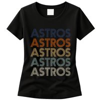 A.S.T.R.O.S Retro Style 70s 80s First Name Womens T-Shirt