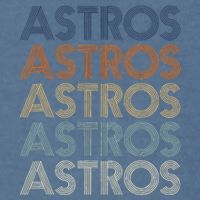 A.S.T.R.O.S Retro Style 70s 80s First Name Garment-Dyed Sweatshirt