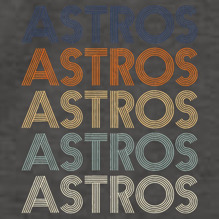 A.S.T.R.O.S Retro Style 70s 80s First Name Vector Backpack
