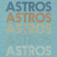 A.S.T.R.O.S Retro Style 70s 80s First Name Sueded Cloud Jersey T-Shirt