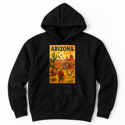 Arizona Retro Sunset Hoodie