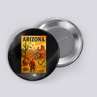 Arizona Retro Sunset Button