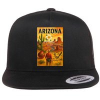 Arizona Retro Sunset Flatbill Hat