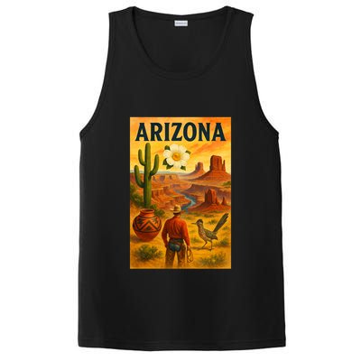 Arizona Retro Sunset PosiCharge Competitor Tank