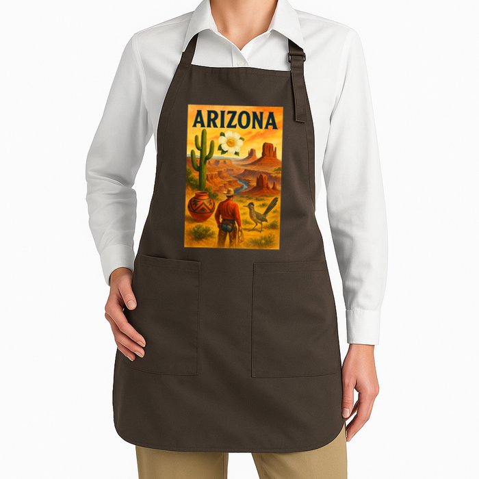 Arizona Retro Sunset Apron