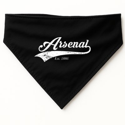 Arsenal Est. 1886 London Soccer USA-Made Doggie Bandana