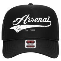 Arsenal Est. 1886 London Soccer High Crown Mesh Back Trucker Hat