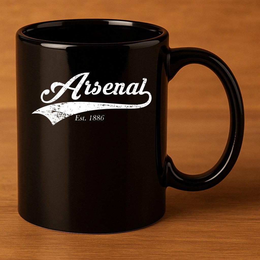 Arsenal Est. 1886 London Soccer 11oz C Handle Ceramic Mug