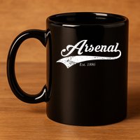 Arsenal Est. 1886 London Soccer 11oz C Handle Ceramic Mug