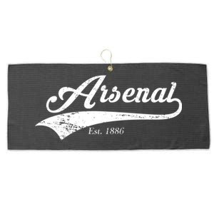 Arsenal Est. 1886 London Soccer Large Microfiber Waffle Golf Towel