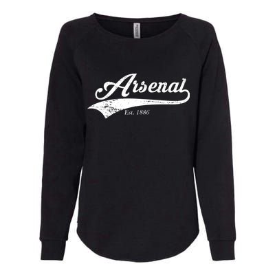 Arsenal Est. 1886 London Soccer Womens California Wash Sweatshirt