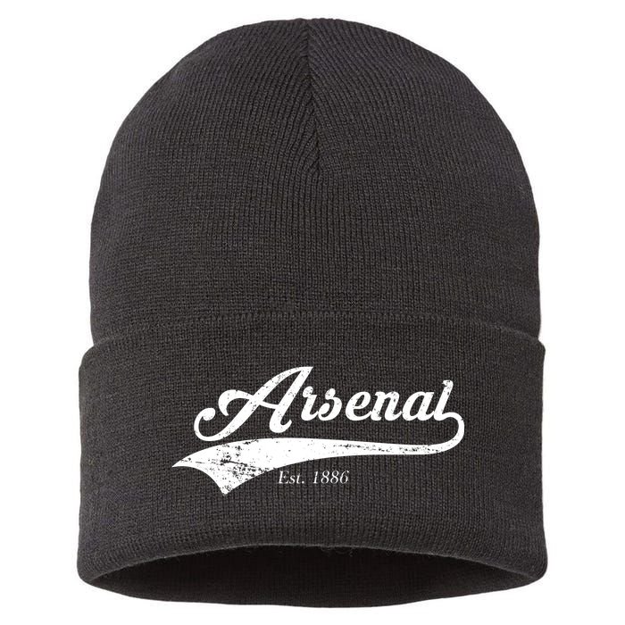 Arsenal Est. 1886 London Soccer Sustainable Knit Beanie