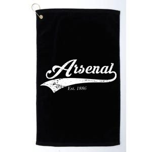 Arsenal Est. 1886 London Soccer Platinum Collection Golf Towel