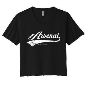 Arsenal Est. 1886 London Soccer Women's Crop Top Tee