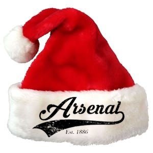 Arsenal Est. 1886 London Soccer Premium Christmas Santa Hat