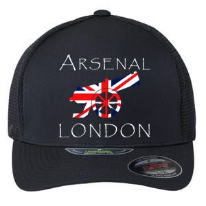 Arsenal London Soccer Jersey Cannon Union Jack  Flexfit Unipanel Trucker Cap