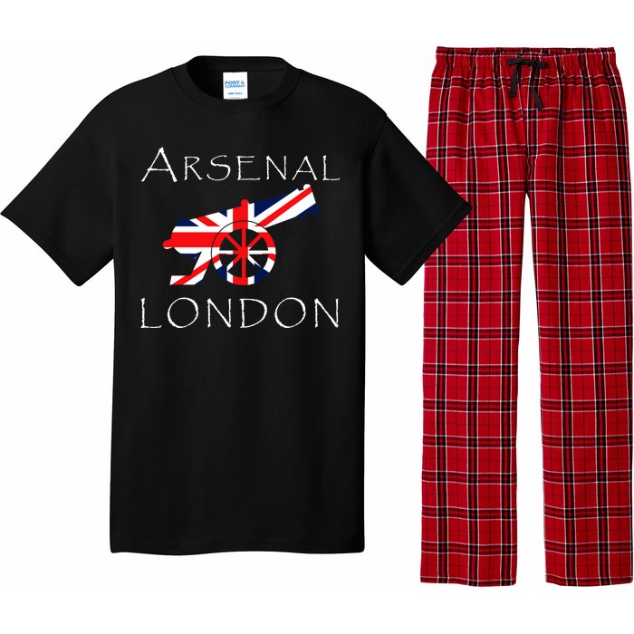 Arsenal London Soccer Jersey Cannon Union Jack  Pajama Set