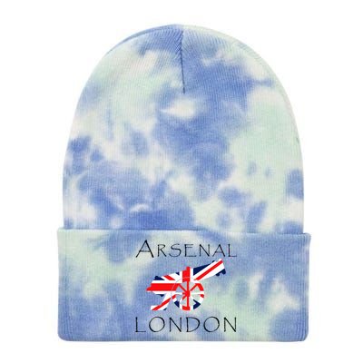 Arsenal London Soccer Jersey Cannon Union Jack  Tie Dye 12in Knit Beanie