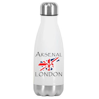 Arsenal London Soccer Jersey Cannon Union Jack  Stainless Steel Insulated Water Bottle