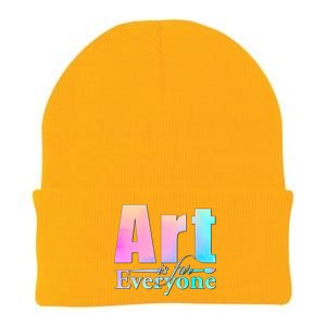 Art Is For Everyone Knit Cap Winter Beanie