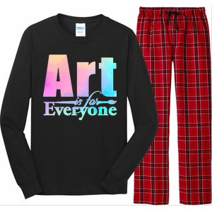 Art Is For Everyone Long Sleeve Pajama Set