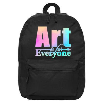 Art Is For Everyone 16 in Basic Backpack