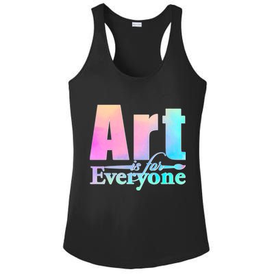 Art Is For Everyone Ladies PosiCharge Competitor Racerback Tank