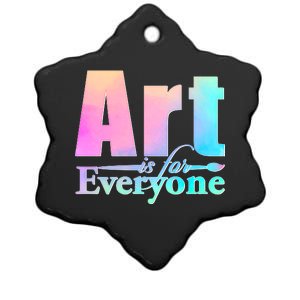 Art Is For Everyone Ceramic Star Ornament