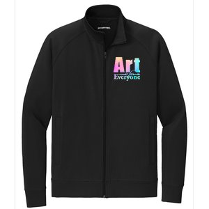 Art Is For Everyone Stretch Full-Zip Cadet Jacket