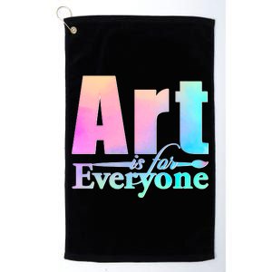 Art Is For Everyone Platinum Collection Golf Towel