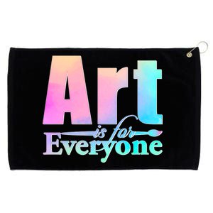 Art Is For Everyone Grommeted Golf Towel