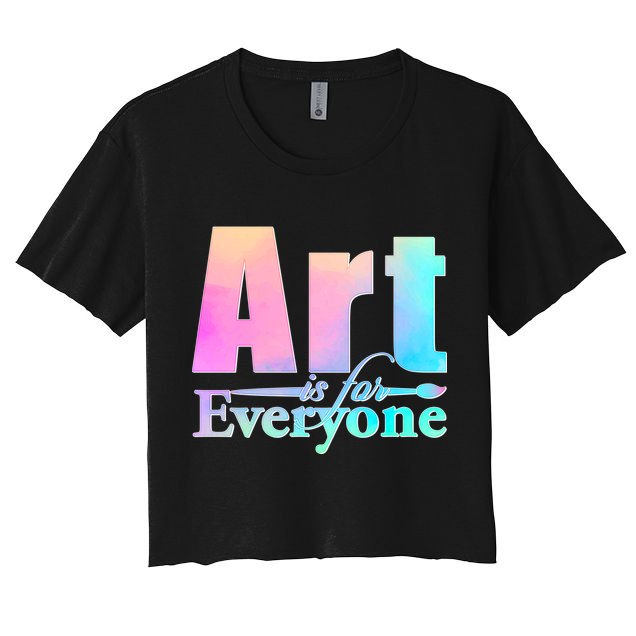 Art Is For Everyone Crop Top