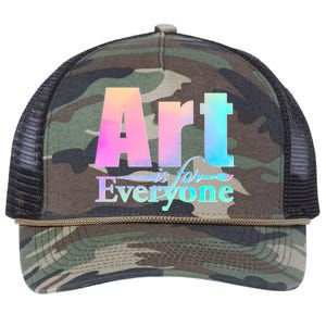 Art Is For Everyone Retro Rope Trucker Hat Cap