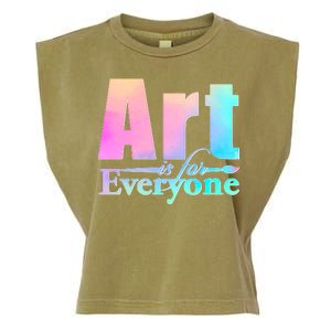 Art Is For Everyone Garment-Dyed Women's Muscle Tee