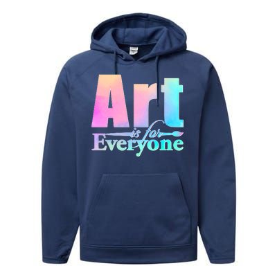 Art Is For Everyone Performance Fleece Hoodie