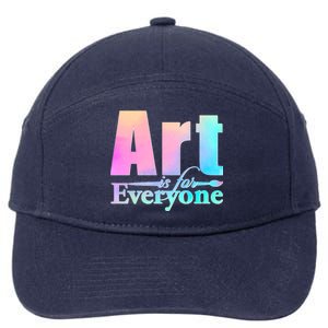 Art Is For Everyone 7-Panel Snapback Hat