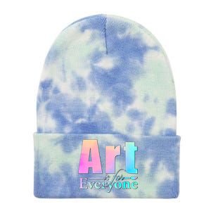 Art Is For Everyone Tie Dye 12in Knit Beanie