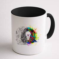 Art of Science Colorful Brain Mug