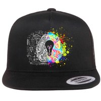 Art of Science Colorful Brain Flatbill Hat