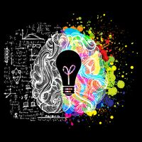 Art of Science Colorful Brain Mousepad
