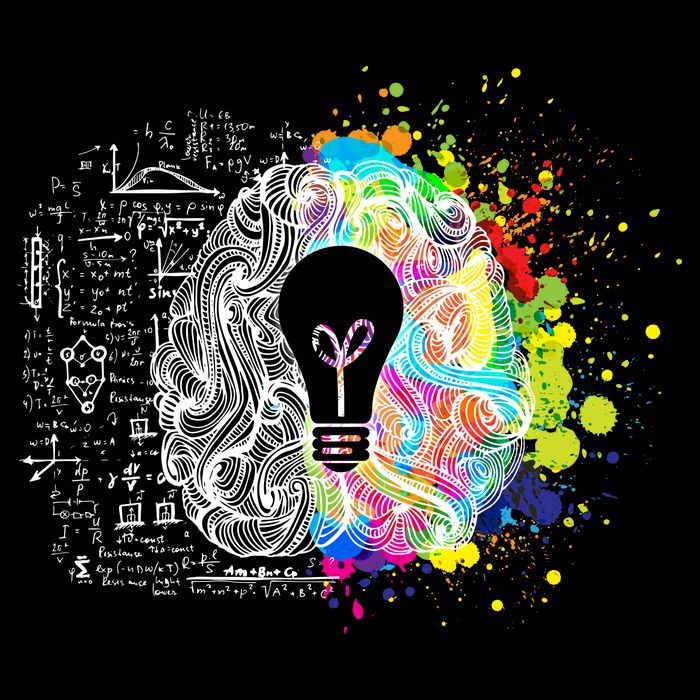 Art of Science Colorful Brain Mousepad