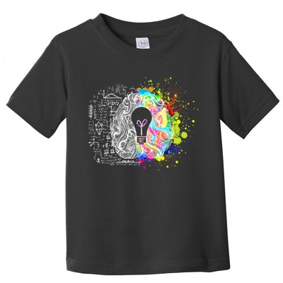 Art of Science Colorful Brain Toddler T-Shirt