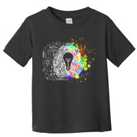 Art of Science Colorful Brain Toddler T-Shirt