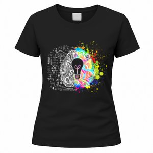 Art of Science Colorful Brain Women's T-Shirt