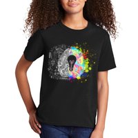 Art of Science Colorful Brain Kids T-Shirt