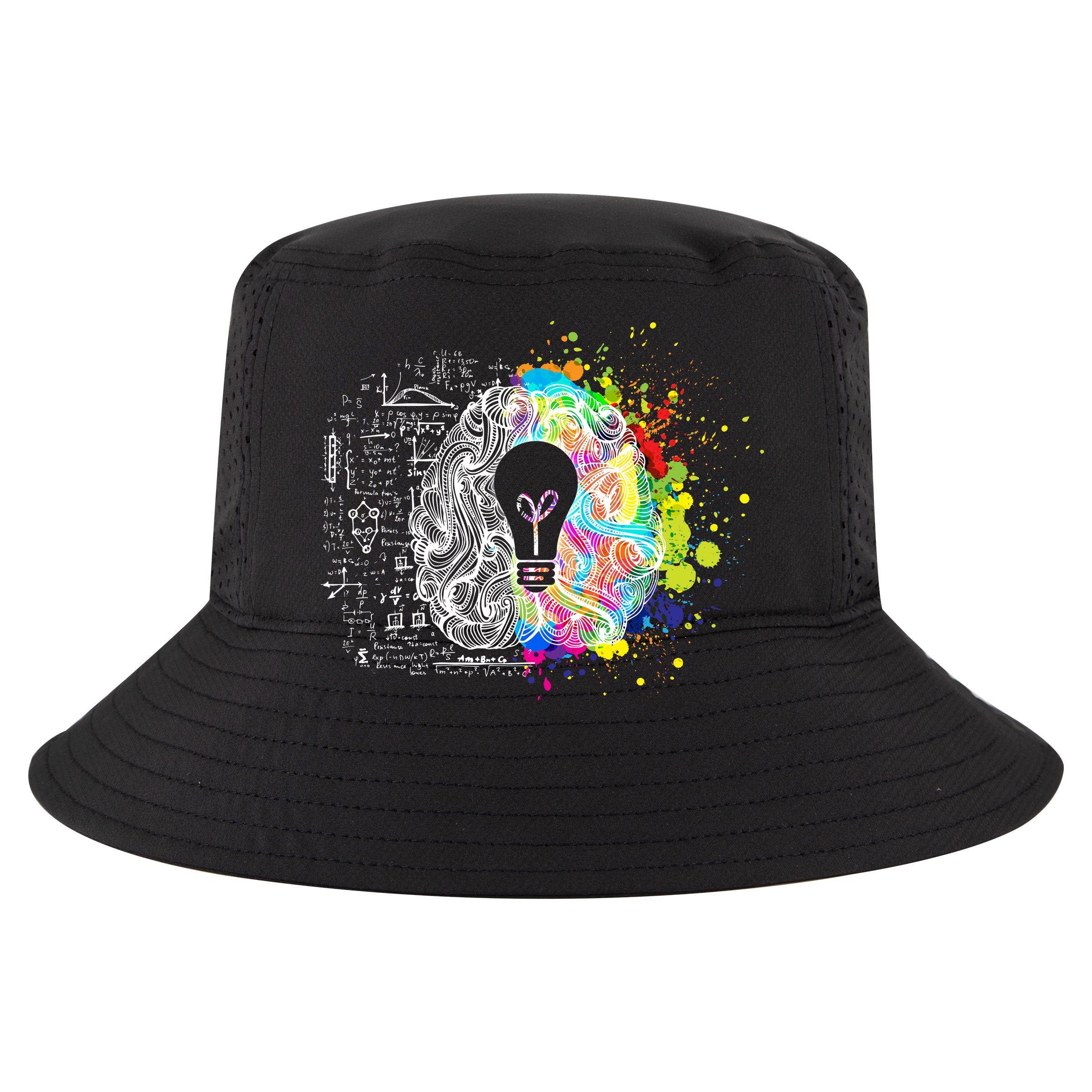Art of Science Colorful Brain Garment-Dyed Women's Muscle Tee
