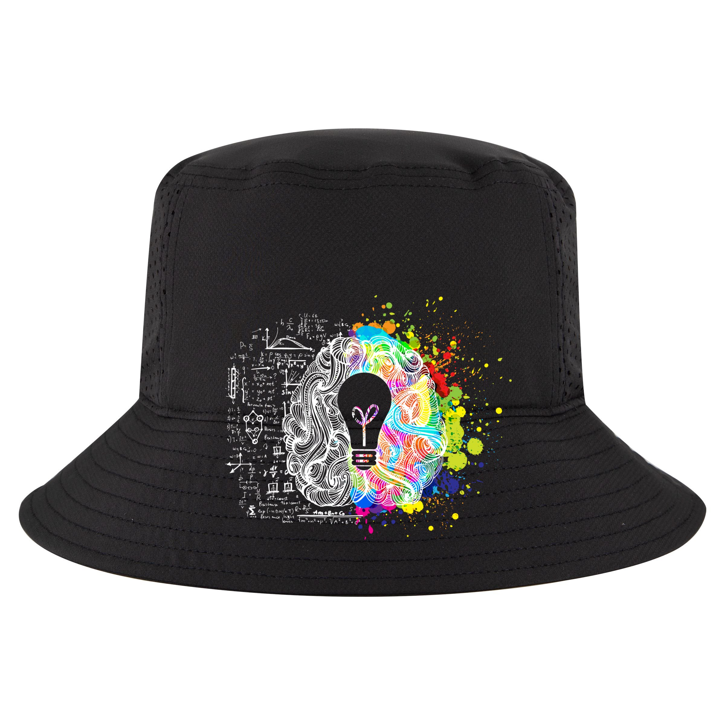 Art of Science Colorful Brain Garment-Dyed Women's Muscle Tee
